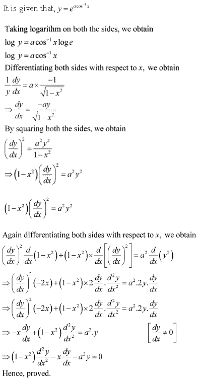 RD Sharma Class 12 Solutions Chapter 12 Higher Order Derivatives Ex 12.1 Q34