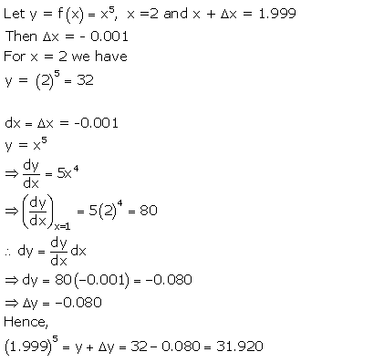 RD Sharma Class 12 Solutions Chapter 14 Differentials Errors and Approximation Ex14.1 Q9-xxviii