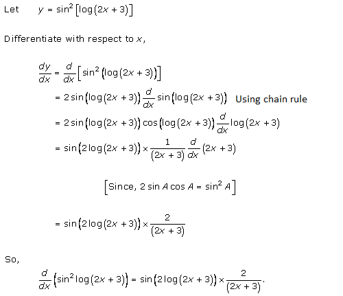 RD Sharma Class 12 Solutions Chapter 11 Differentiation Ex 11.2 Q43
