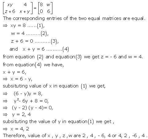 RD Sharma Class 12 Solutions Chapter 5 Algebra of Matrices Ex 5.1 Q16