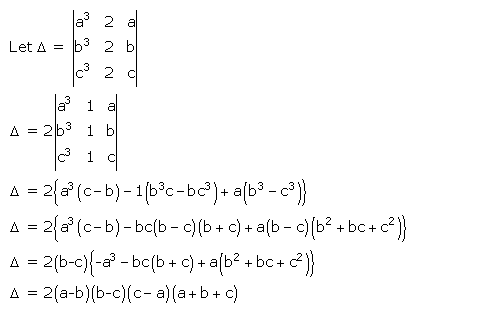 RD Sharma Class 12 Solutions Chapter 6 Determinants Ex 6.2 Q45