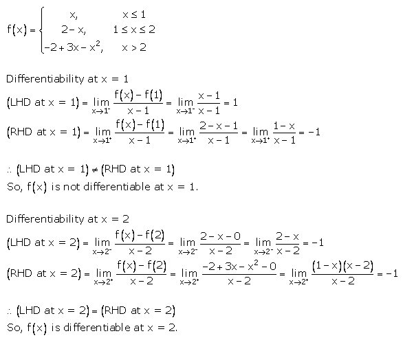 RD Sharma Class 12 Solutions Chapter 10 Differentiability Ex 10.1 Q6