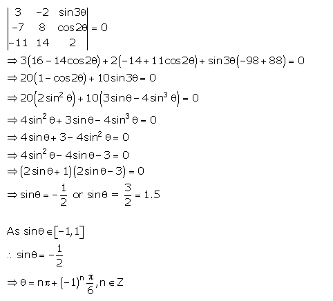 RD Sharma Class 12 Solutions Chapter 6 Determinants Ex 6.2 Q52-ix