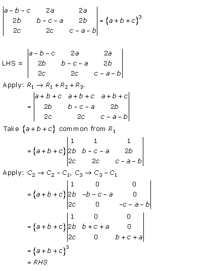 RD Sharma Class 12 Solutions Chapter 6 Determinants Ex 6.2 Q15
