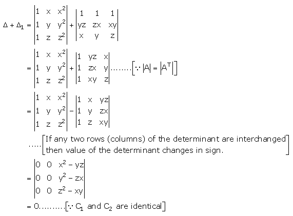 RD Sharma Class 12 Solutions Chapter 6 Determinants Ex 6.2 Q10