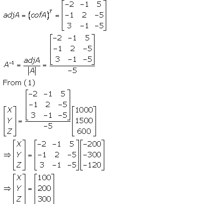 RD Sharma Class 12 Solutions Chapter 8 Solution of Simultaneous Linear Equations Ex 8.1 Q18-2