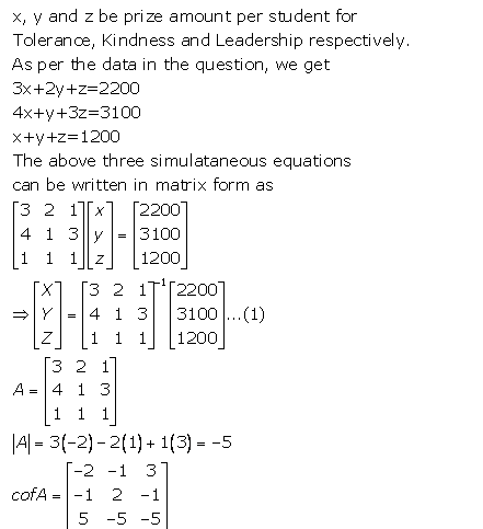 RD Sharma Class 12 Solutions Chapter 8 Solution of Simultaneous Linear Equations Ex 8.1 Q19