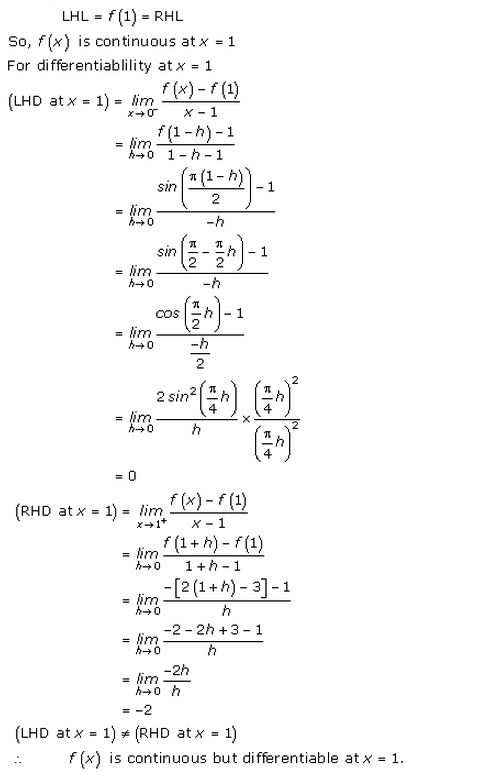 RD Sharma Class 12 Solutions Chapter 10 Differentiability Ex 10.1 Q9-1
