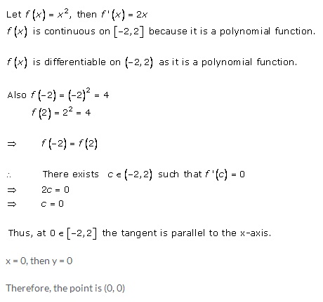 RD Sharma Class 12 Solutions Chapter 15 Mean Value Theorems Ex 15.1 Q8-i