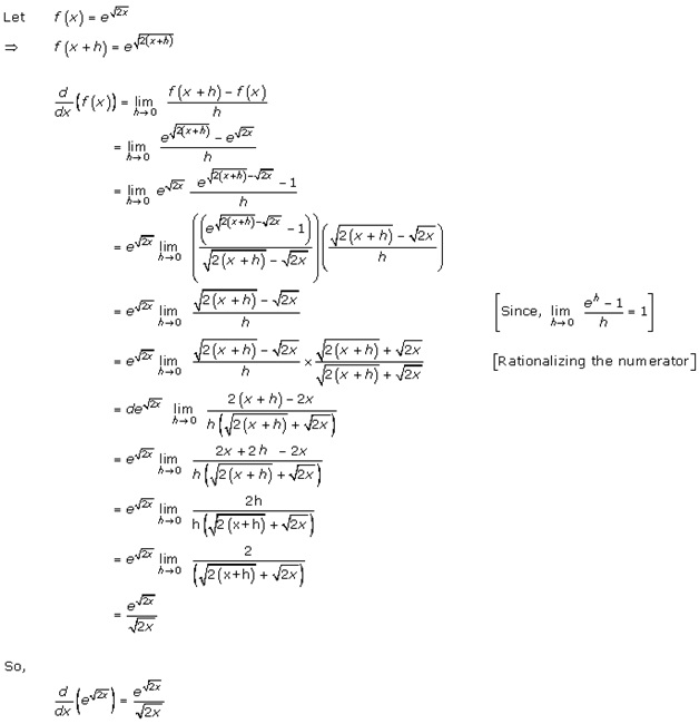Free RD Sharma Class 12 Solutions Chapter 11 Differentiation Ex 11.1 Q5
