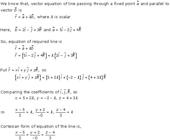RD Sharma Class 12 Solutions Chapter 28 Straight Line in Space Ex 28.1 Q1