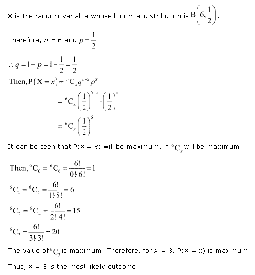 RD Sharma Class 12 Solutions Chapter 33 Binomial Distribution Ex 33.1 Q 42