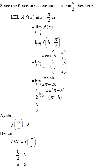 RD Sharma Class 12 Solutions Chapter 9 Continuity Ex 9.2 Q4-ix