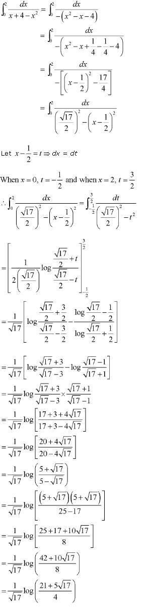RD Sharma Class 12 Solutions Chapter 20 Definite Integrals Ex 20.1 Q39
