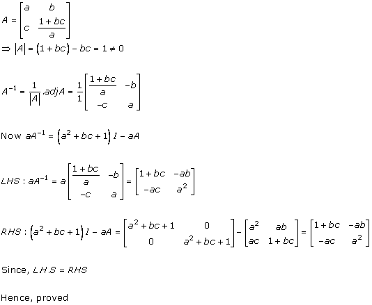 RD Sharma Class 12 Solutions Chapter 7 Adjoint and Inverse of Matrix Ex 7.1 Q14