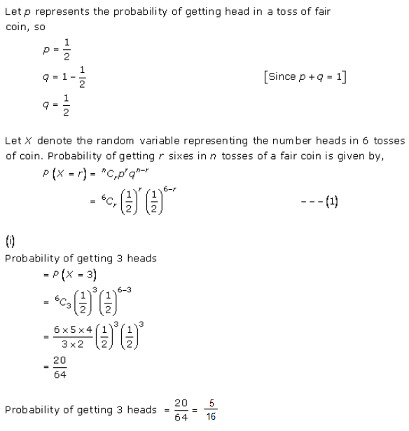 RD Sharma Class 12 Solutions Chapter 33 Binomial Distribution Ex 33.1 Q 32