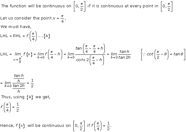 RD Sharma Class 12 Solutions Chapter 9 Continuity Ex 9.2 Q8