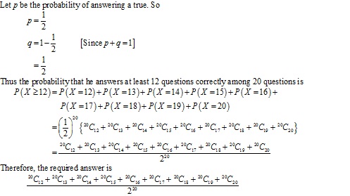 RD Sharma Class 12 Solutions Chapter 33 Binomial Distribution Ex 33.1 Q 41