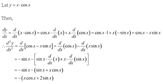 RD Sharma Class 12 Solutions Chapter 12 Higher Order Derivatives Ex 12.1 Q1-viii