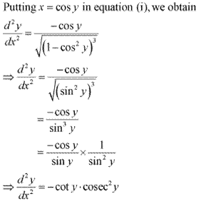 RD Sharma Class 12 Solutions Chapter 12 Higher Order Derivatives Ex 12.1 Q36-i
