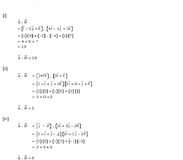 RD Sharma Class 12 Solutions Chapter 24 Scalar or Dot Product Ex 24.1 Q1