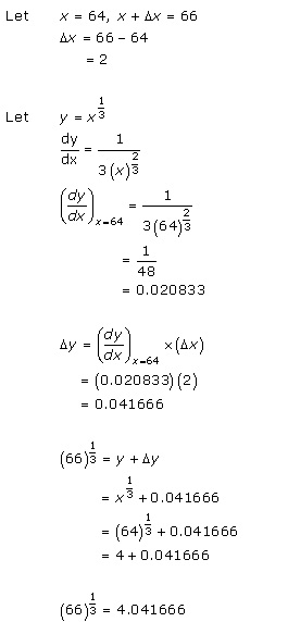 RD Sharma Class 12 Solutions Chapter 14 Differentials Errors and Approximation Ex14.1 Q9-xvii