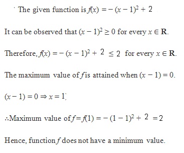 RD Sharma Class 12 Solutions Chapter 18 Maxima and Minima 18.1 Q2