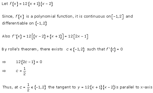 RD Sharma Class 12 Solutions Chapter 15 Mean Value Theorems Ex 15.1 Q8-iii