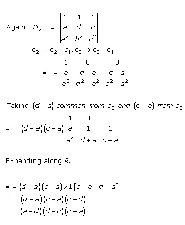RD Sharma Class 12 Solutions Chapter 6 Determinants Ex 6.4 Q19-iii
