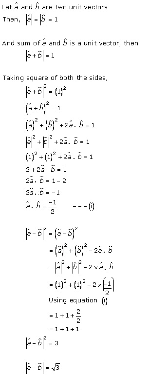 RD Sharma Class 12 Solutions Chapter 24 Scalar or Dot Product Ex 24.1 Q9
