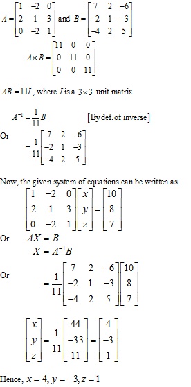 RD Sharma Class 12 Solutions Chapter 8 Solution of Simultaneous Linear Equations Ex 8.1 Q8-iii