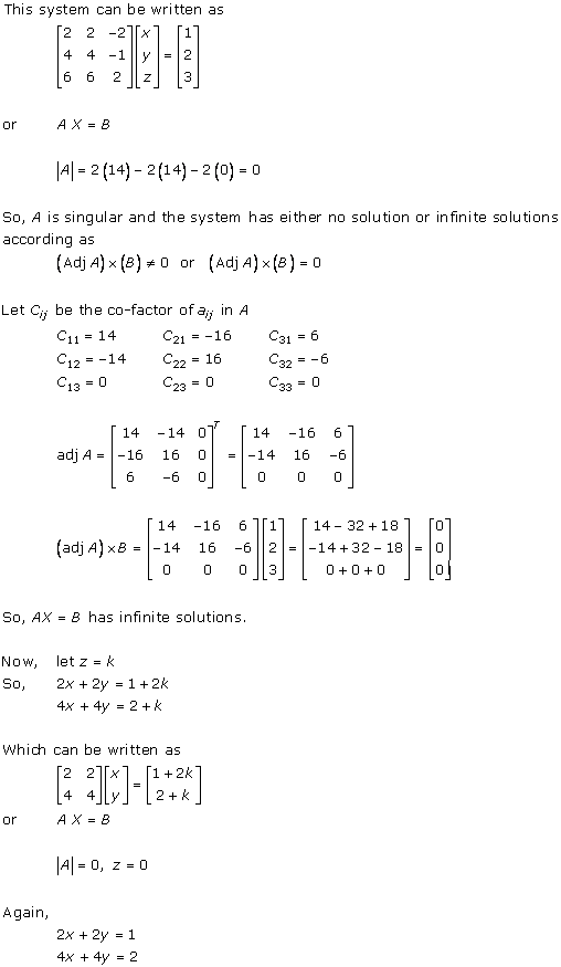 RD Sharma Class 12 Solutions Chapter 8 Solution of Simultaneous Linear Equations Ex 8.1 Q3-ix