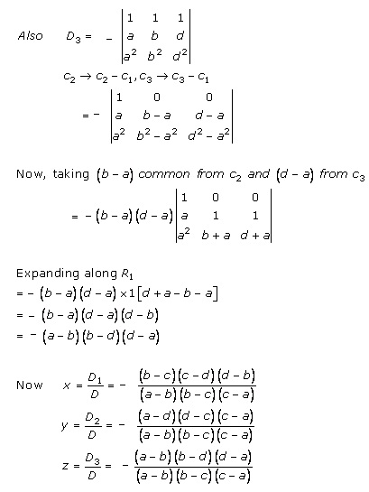 RD Sharma Class 12 Solutions Chapter 6 Determinants Ex 6.4 Q19-iv