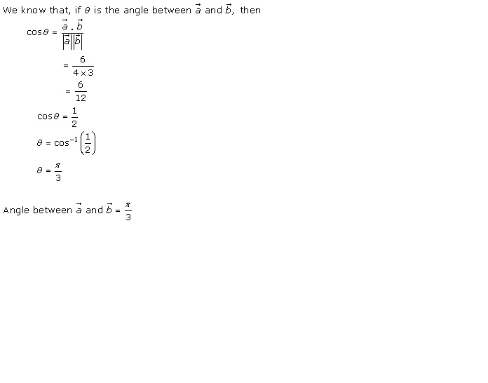 RD Sharma Class 12 Solutions Chapter 24 Scalar or Dot Product Ex 24.1 Q3