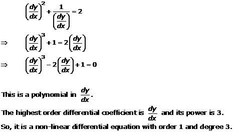 RD Sharma Class 12 Solutions Chapter 22 Differential Equations Ex 22.1 Q3