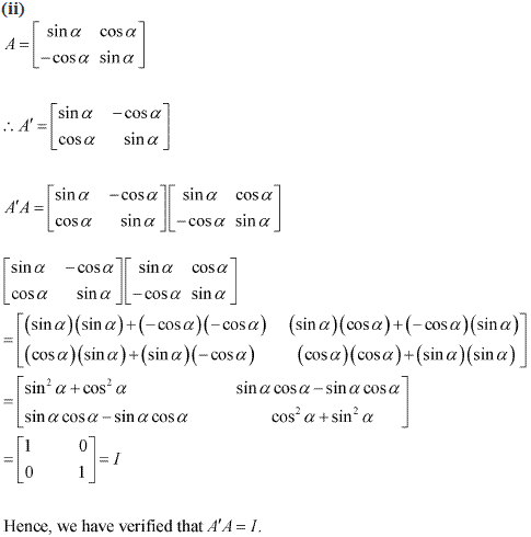 RD Sharma Class 12 Solutions Chapter 5 Algebra of Matrices Ex 5.4 Q9