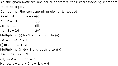RD Sharma Class 12 Solutions Chapter 5 Algebra of Matrices Ex 5.1 Q10
