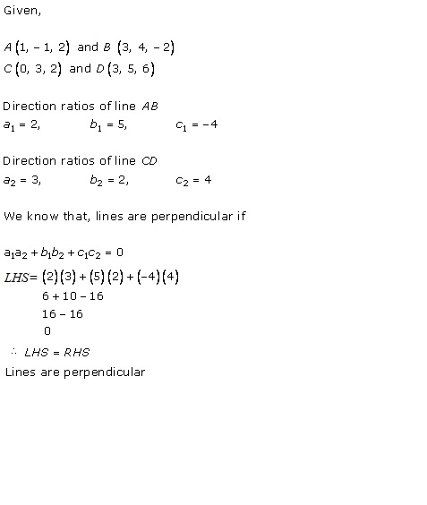 RD Sharma Class 12 Solutions Chapter 27 Direction Cosines and Direction Ratio Ex 27.1 Q8