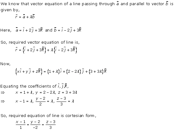 RD Sharma Class 12 Solutions Chapter 28 Straight Line in Space Ex 28.1 Q5
