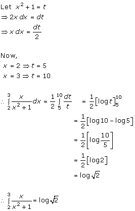 RD Sharma Class 12 Solutions Chapter 20 Definite Integrals Ex 20.1 Q5