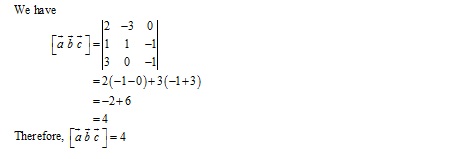 RD Sharma Class 12 Solutions Chapter 26 Scalar Triple Product Ex 26.1 Q2-i