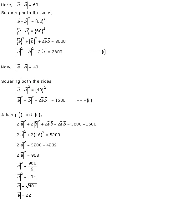RD Sharma Class 12 Solutions Chapter 24 Scalar or Dot Product Ex 24.1 Q11