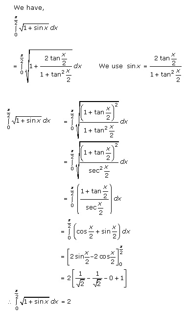 RD Sharma Class 12 Solutions Chapter 20 Definite Integrals Ex 20.1 Q24