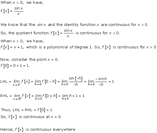 RD Sharma Class 12 Solutions Chapter 9 Continuity Ex 9.2 Q11