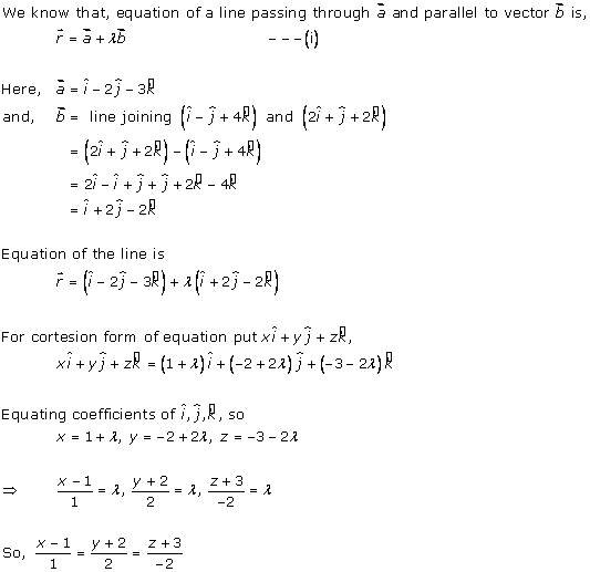 RD Sharma Class 12 Solutions Chapter 28 Straight Line in Space Ex 28.1 Q11