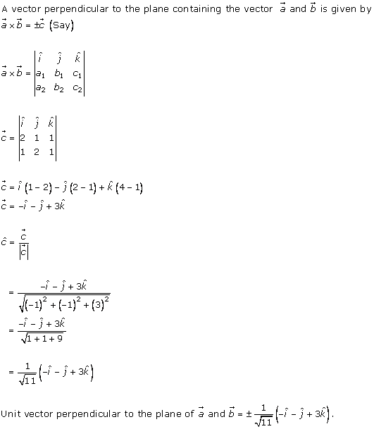 RD Sharma Class 12 Solutions Online Chapter 25 Vector or Cross Product Ex 25.1 Q3-ii
