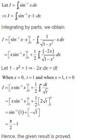 Integration Class 12 NCERT Solutions Miscellaneous Exercise Q 39-i