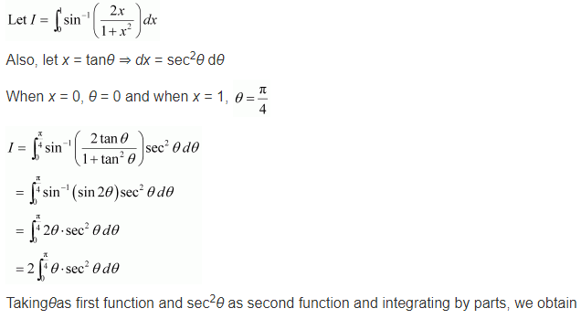 NCERT Solutions of Class 12 Maths Chapter 7 Integrals Ex 7.10 Q 5