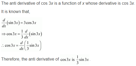 Class 12 Integrals NCERT Solutions Ex 7.1 Q 2