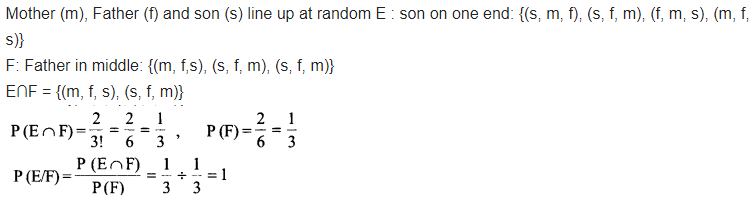 Class 12 Maths NCERT Solutions Chapter 13 Probability Ex 13.1 Q 9